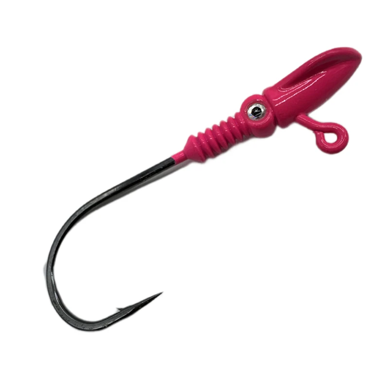 Cheery Luminous Lead Jig Head Well-Balanced Round Lure Worm Swim ABS Pencil Lure - view 4