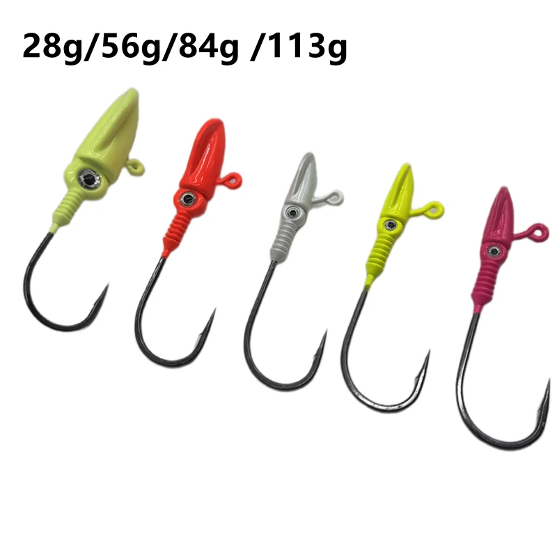 Cheery Luminous Lead Jig Head Well-Balanced Round Lure Worm Swim ABS Pencil Lure - view 6