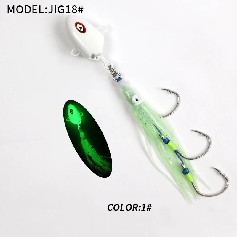 OEM Gang Hook Rig Metal Jig Assist Kabura Slow Head Inchiku ABS Pencil Lure - view 10