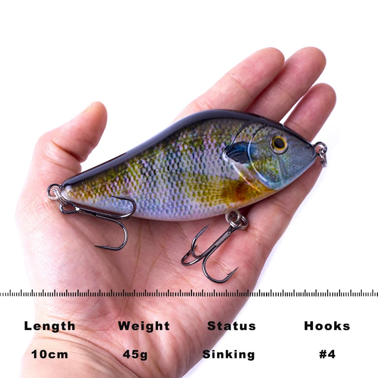 10CM 45G Hard Sinking Fishing Lures Crank Baits Pike Bait Jerk ABS Pencil Lure - view 3