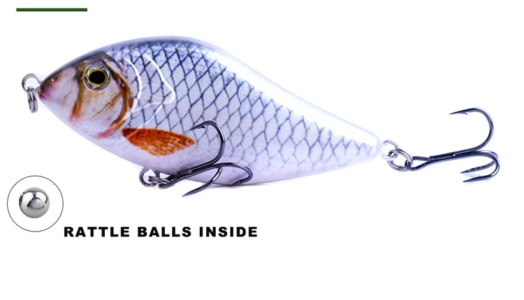 10CM 45G Hard Sinking Fishing Lures Crank Baits Pike Bait Jerk ABS Pencil Lure - view 12