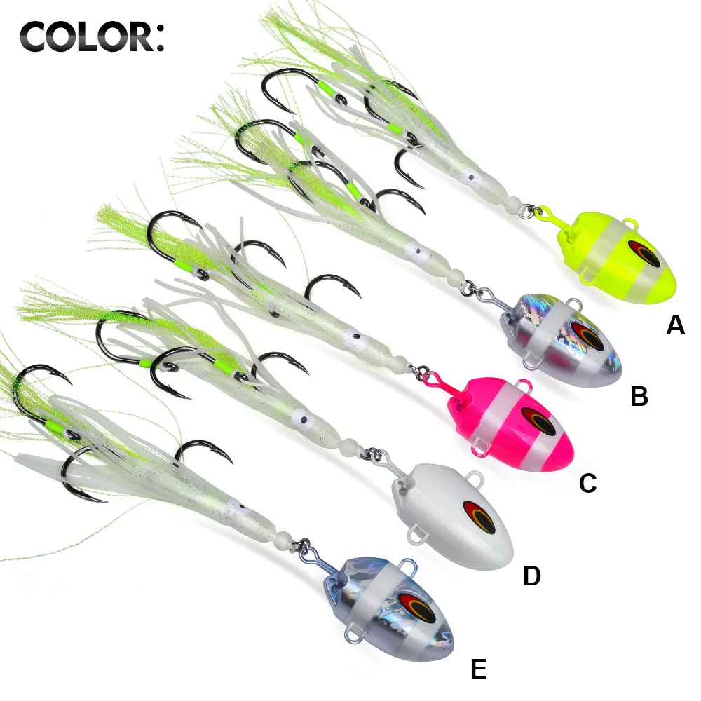 Cheery 100g-300g Squid Hook Soft Octopus Lure Boat Fishing Bait ABS Pencil Lure - view 13