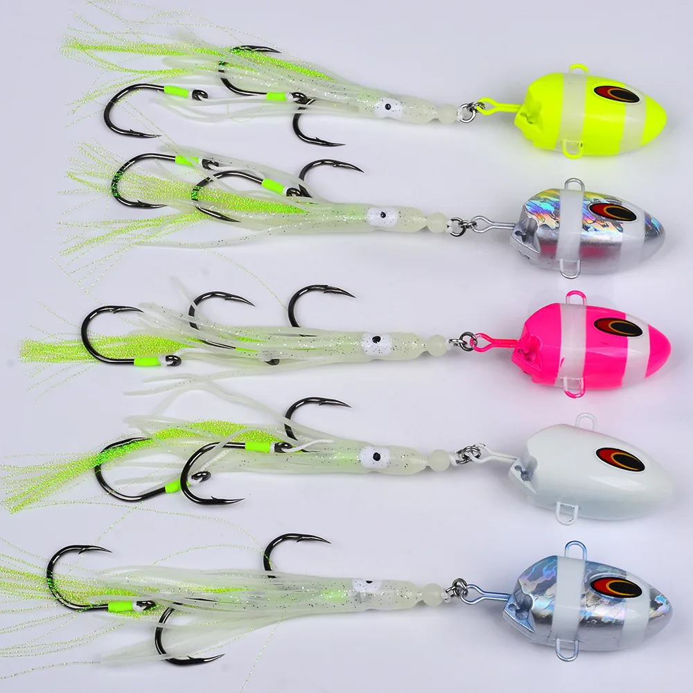 Cheery 100g-300g Squid Hook Soft Octopus Lure Boat Fishing Bait ABS Pencil Lure - view 18