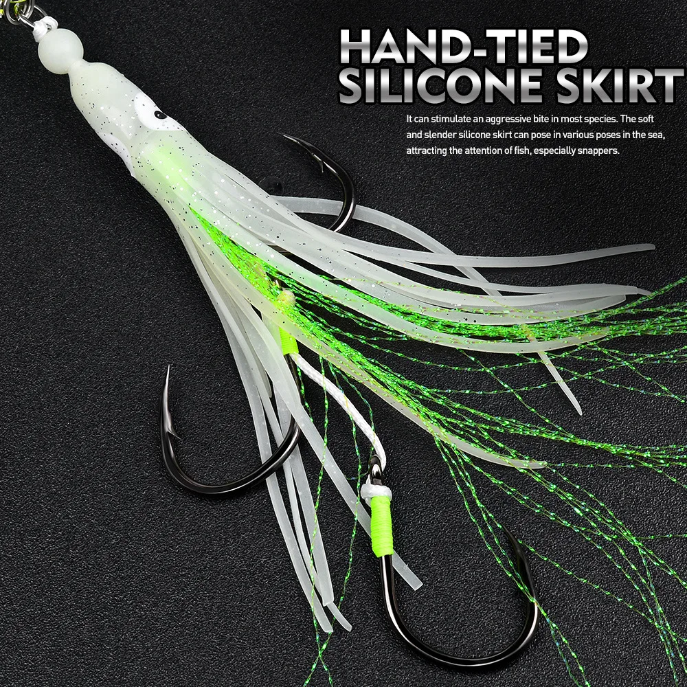 Cheery 100g-300g Squid Hook Soft Octopus Lure Boat Fishing Bait - Pencil Lure by Cheery