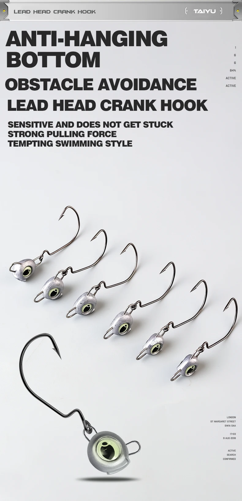 Cheery Night Glow Fishing Jig Hooks 3.5g 10g Luminous 3D Eye ABS Pencil Lure - view 10