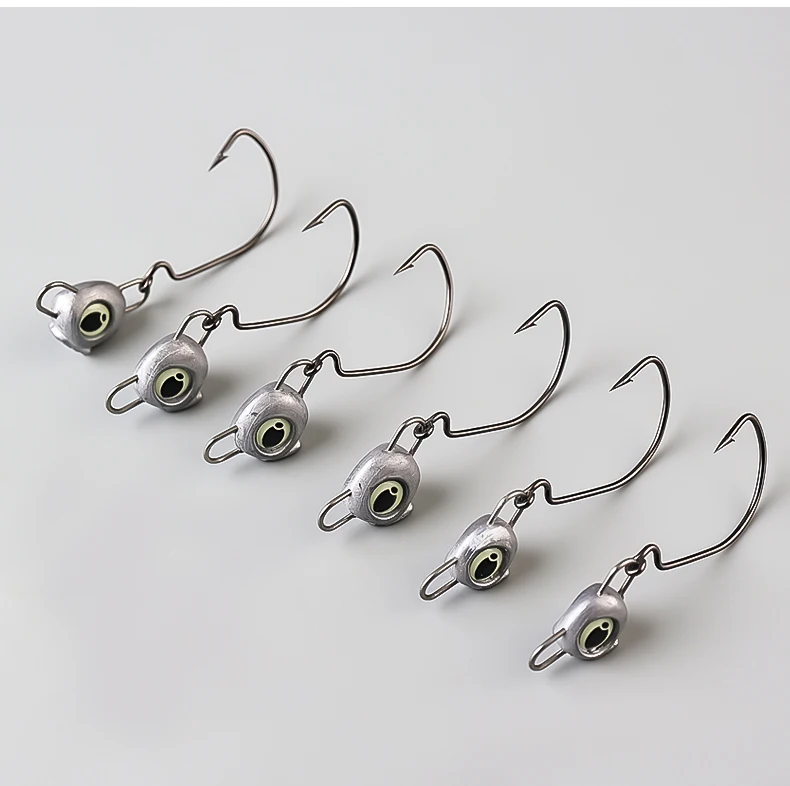 Cheery Night Glow Fishing Jig Hooks 3.5g 10g Luminous 3D Eye ABS Pencil Lure - view 19
