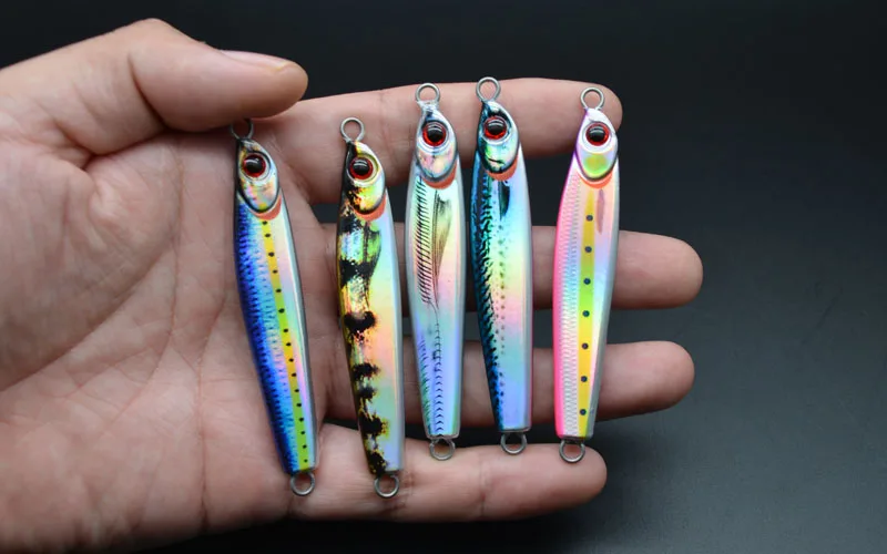 Fishing Lures Saltwater Metal Fish Jigging Jig Microjig Small Sea ABS Pencil Lure - view 9