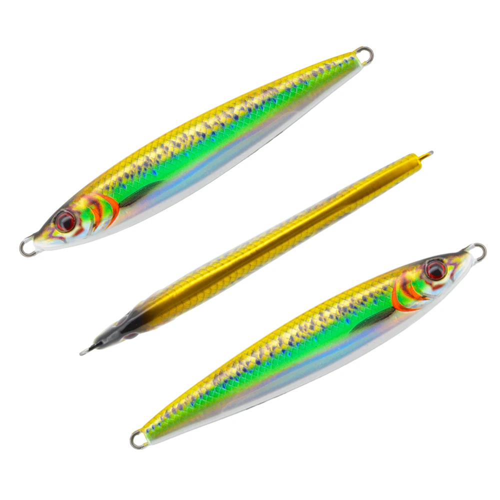 Vertical Saltwater Fishing Lure 3D Printed Barracuda Speed Jig