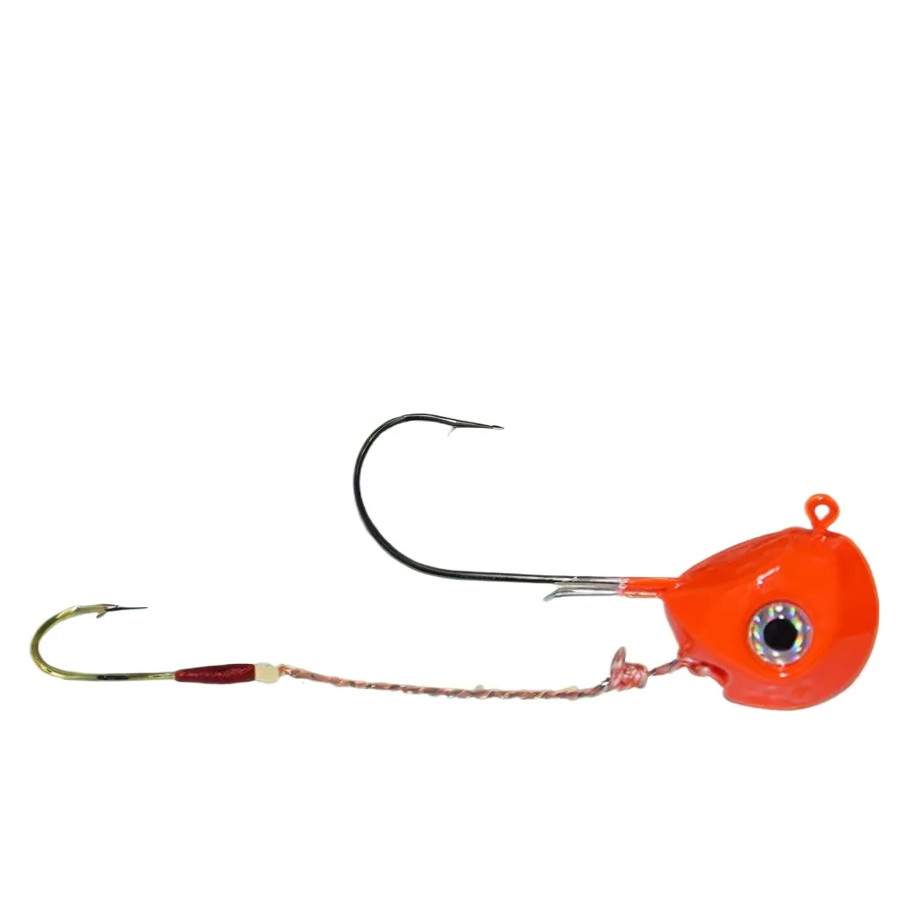 Cheery Hot Sale 40g-140g Fishing Clamp Double Hook 3D Eye Lead Metal Jig ABS Pencil Lure - view 16