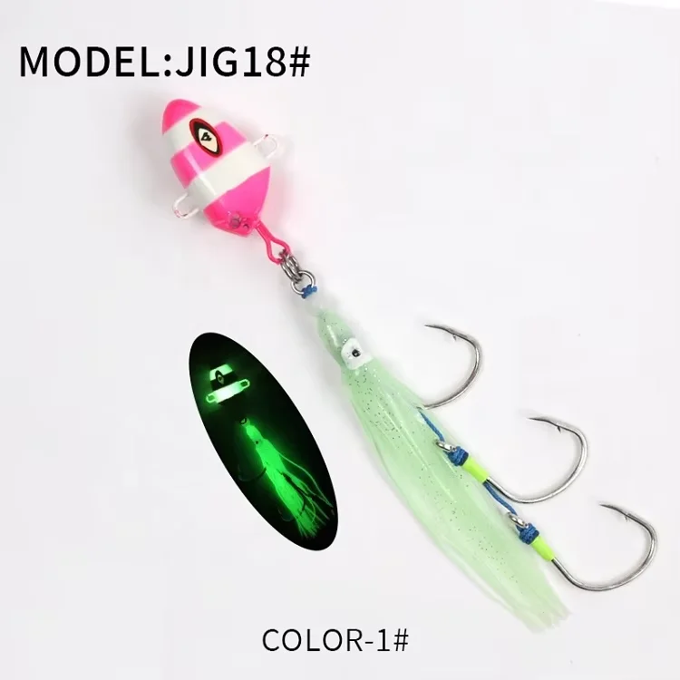 Wholesale Cheery Lucanus Jig Lure Kit 100g-300g Slider Bait with ABS Pencil Lure - view 13