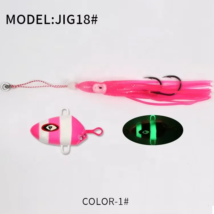 Wholesale Cheery Lucanus Jig Lure Kit 100g-300g Slider Bait with ABS Pencil Lure - view 17