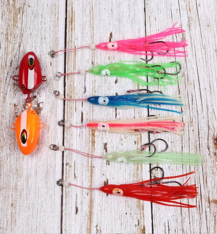 Wholesale Cheery Lucanus Jig Lure Kit 100g-300g Slider Bait with ABS Pencil Lure - view 19