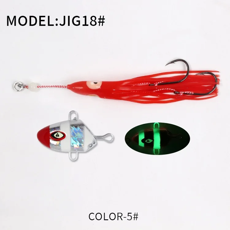 Wholesale Cheery Lucanus Jig Lure Kit 100g-300g Slider Bait with ABS Pencil Lure - detail 6