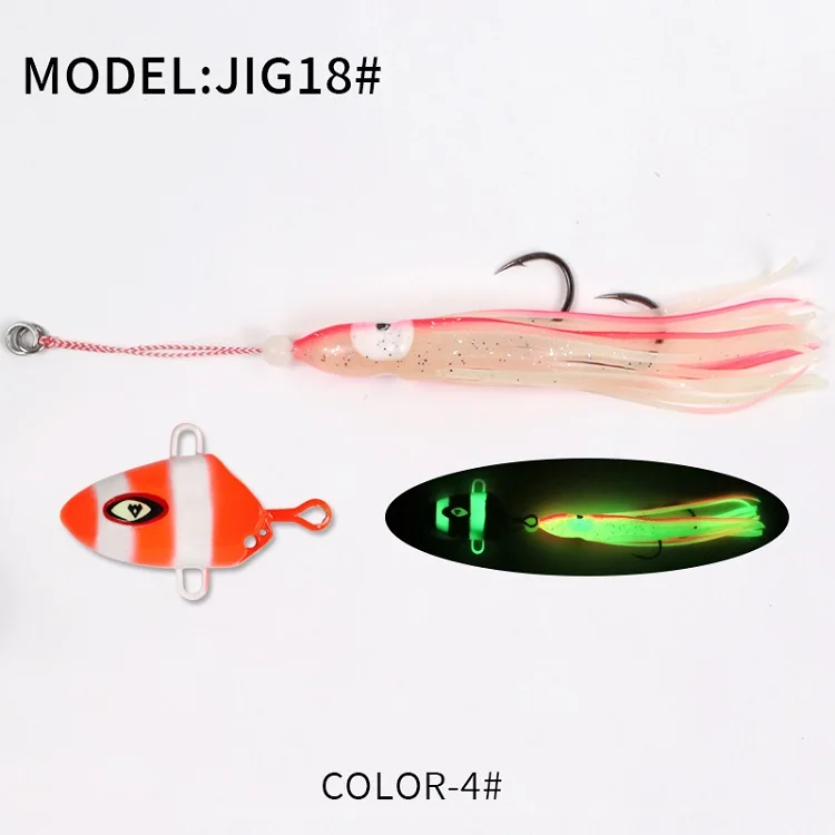 Wholesale Cheery Lucanus Jig Lure Kit 100g-300g Slider Bait with ABS Pencil Lure - detail 9