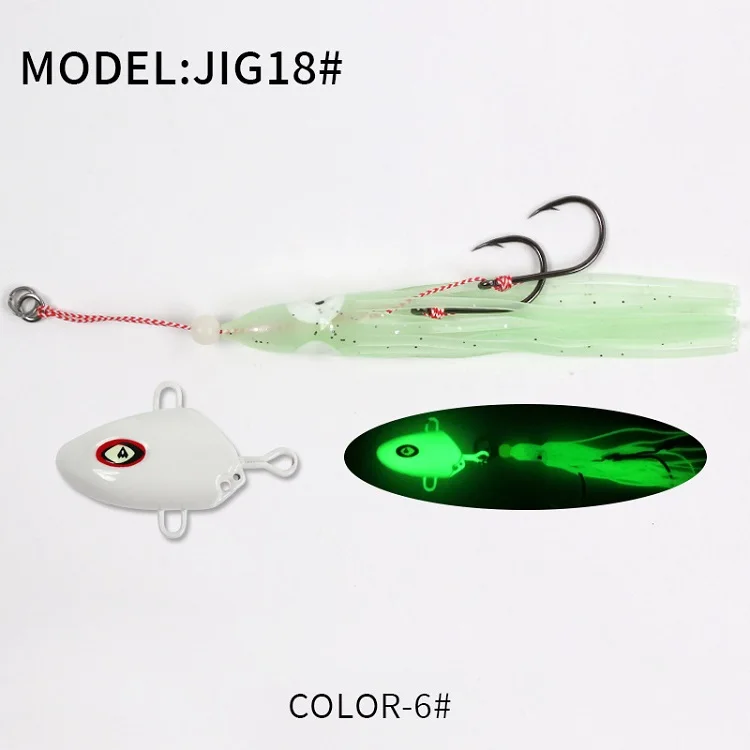 Wholesale Cheery Lucanus Jig Lure Kit 100g-300g Slider Bait with ABS Pencil Lure - detail 10