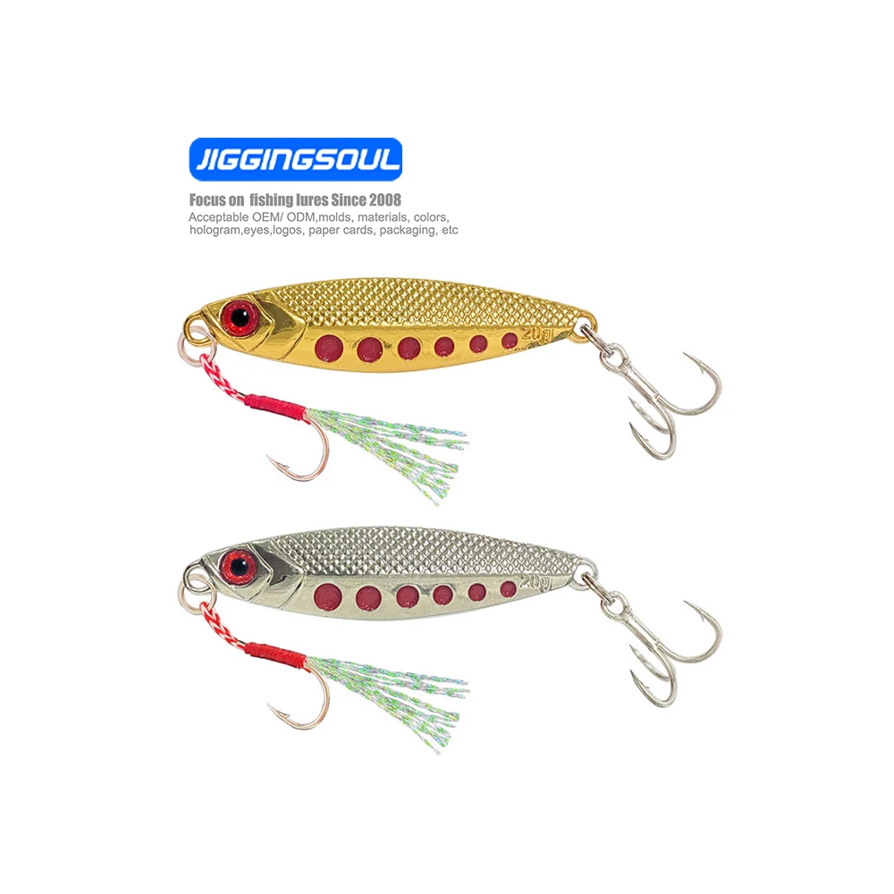 5g7.5g10g15g20g Lead Fish Zink Metal Fishing Lures Jigs Lure Slow