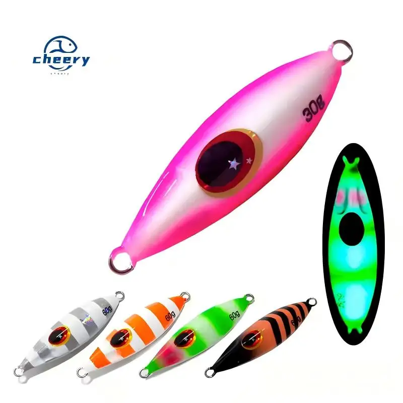 CHEERY Slow Bee Pitch Jig 10g-150g UV Luminous Shore Casting