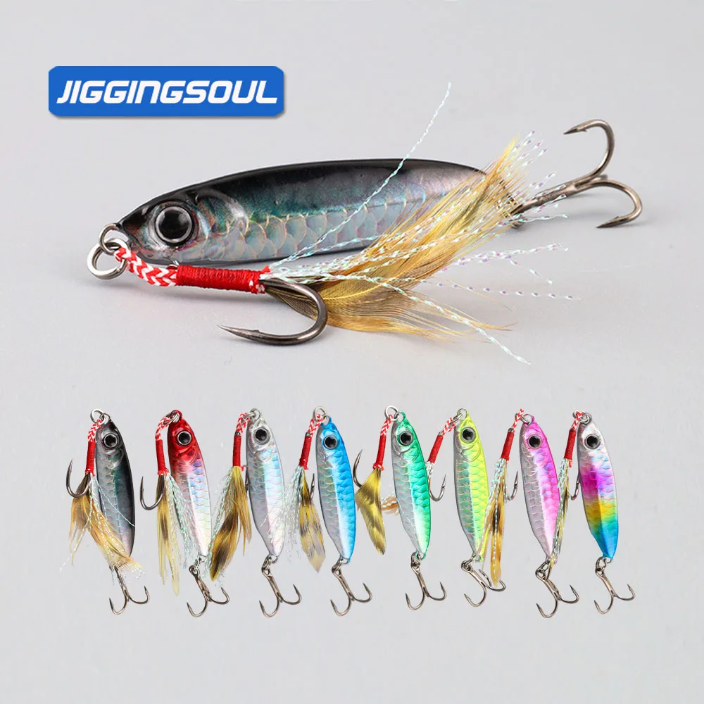 Cheery 7g/10g/15g/20g/25g/30g Fast Sinking Jigging Metal Jig Bait ABS Pencil Lure - detail 1