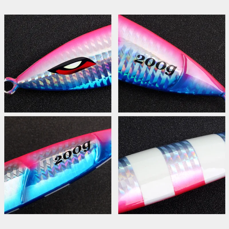 Lure Iron Plate Bait Saltwater Sea Fishing Luminous Lead Fish ABS Pencil Lure - view 9