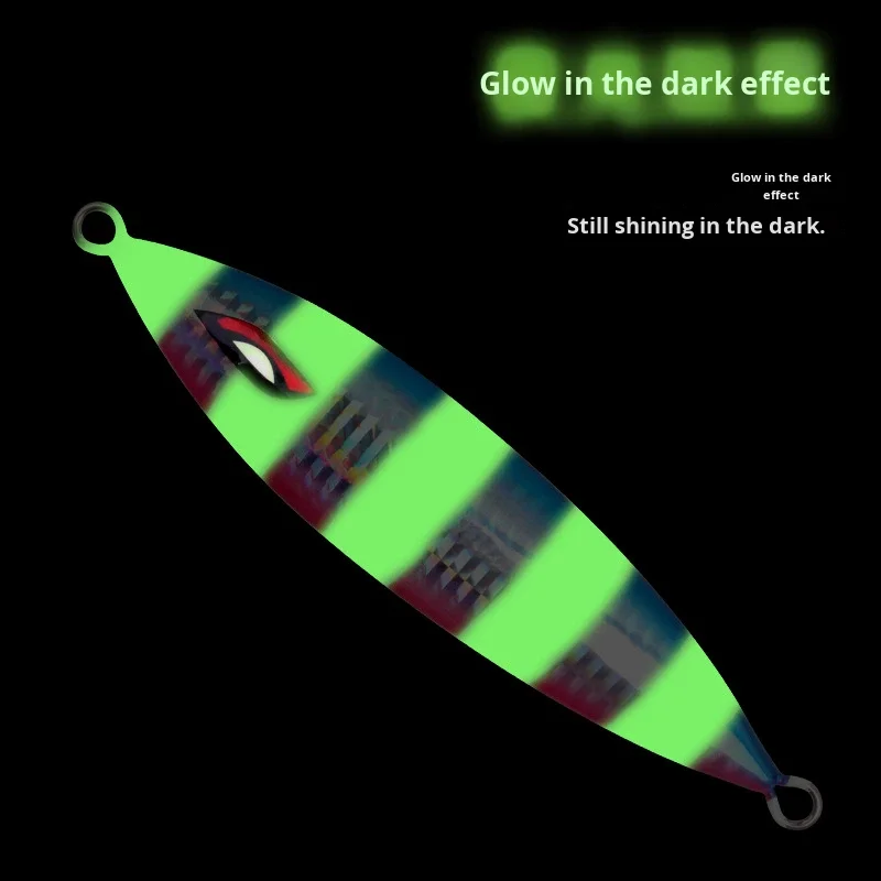Lure Iron Plate Bait Saltwater Sea Fishing Luminous Lead Fish ABS Pencil Lure - view 11