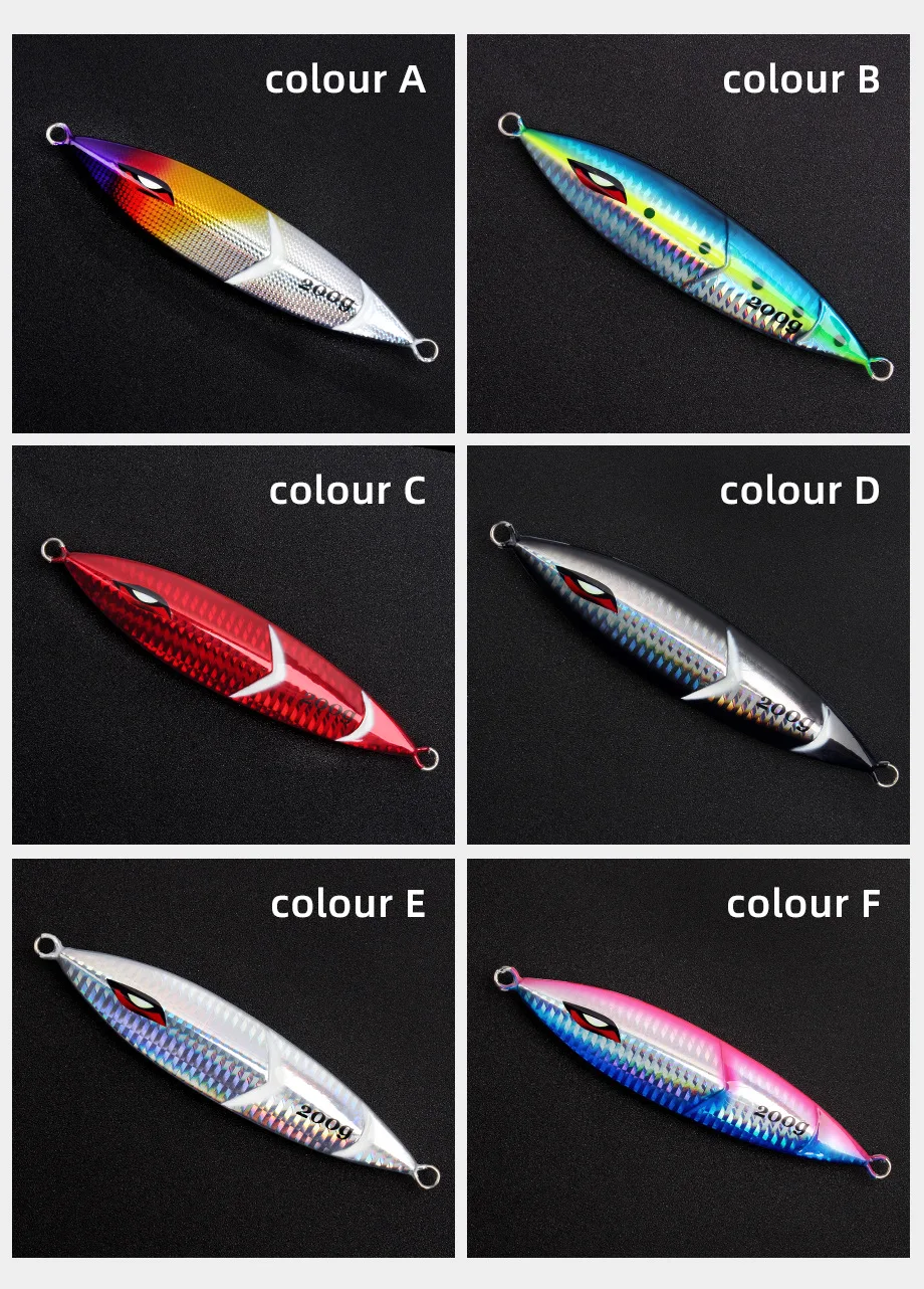 Lure Iron Plate Bait Saltwater Sea Fishing Luminous Lead Fish - Pencil Lure by Cheery