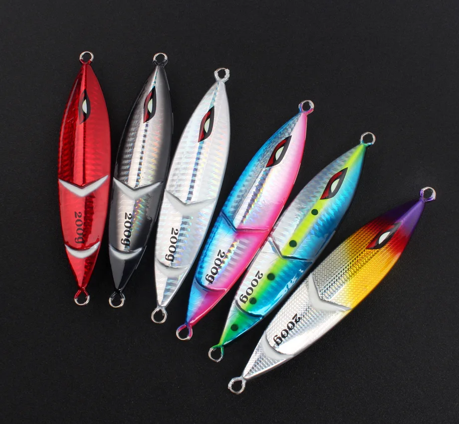 Lure Iron Plate Bait Saltwater Sea Fishing Luminous Lead Fish ABS Pencil Lure - detail 1