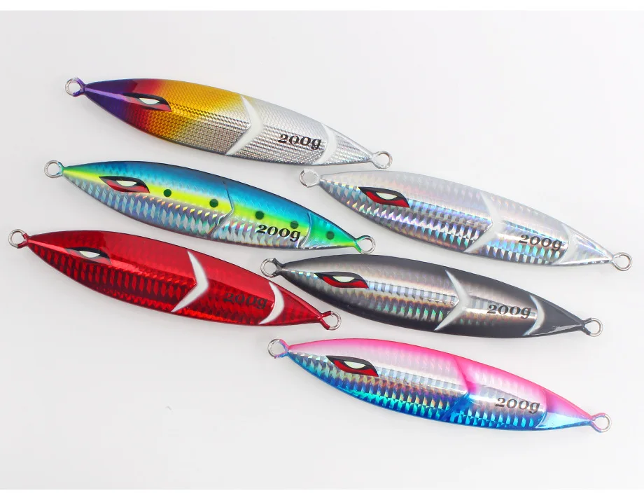 Lure Iron Plate Bait Saltwater Sea Fishing Luminous Lead Fish ABS Pencil Lure - detail 2