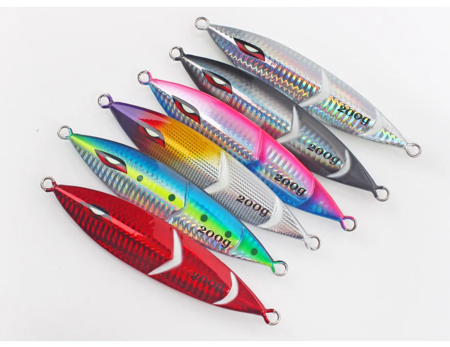 Lure Iron Plate Bait Saltwater Sea Fishing Luminous Lead Fish ABS Pencil Lure - detail 4