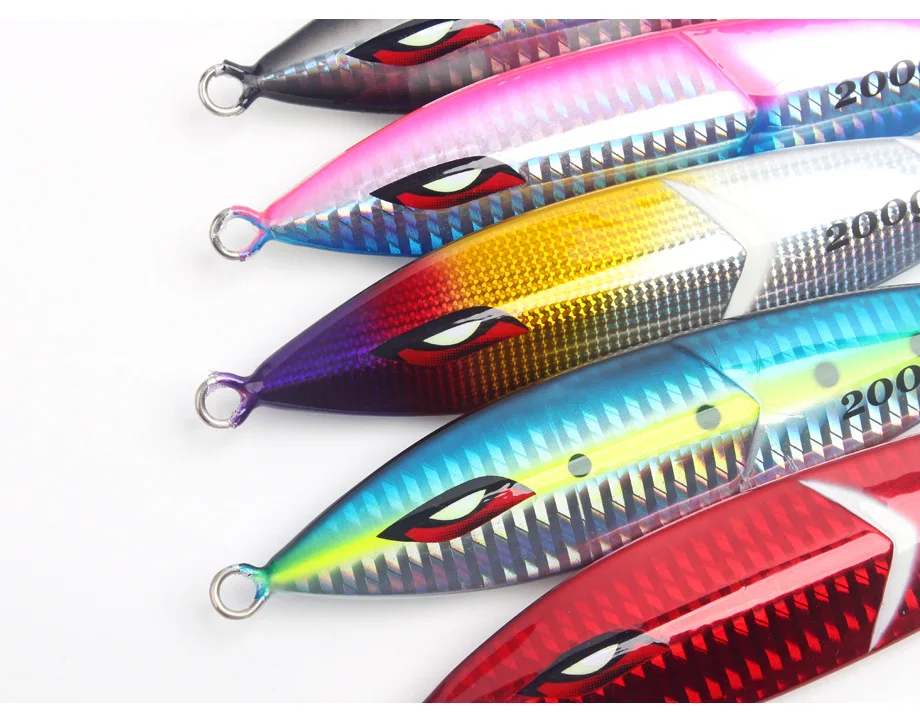 Lure Iron Plate Bait Saltwater Sea Fishing Luminous Lead Fish ABS Pencil Lure - view 1