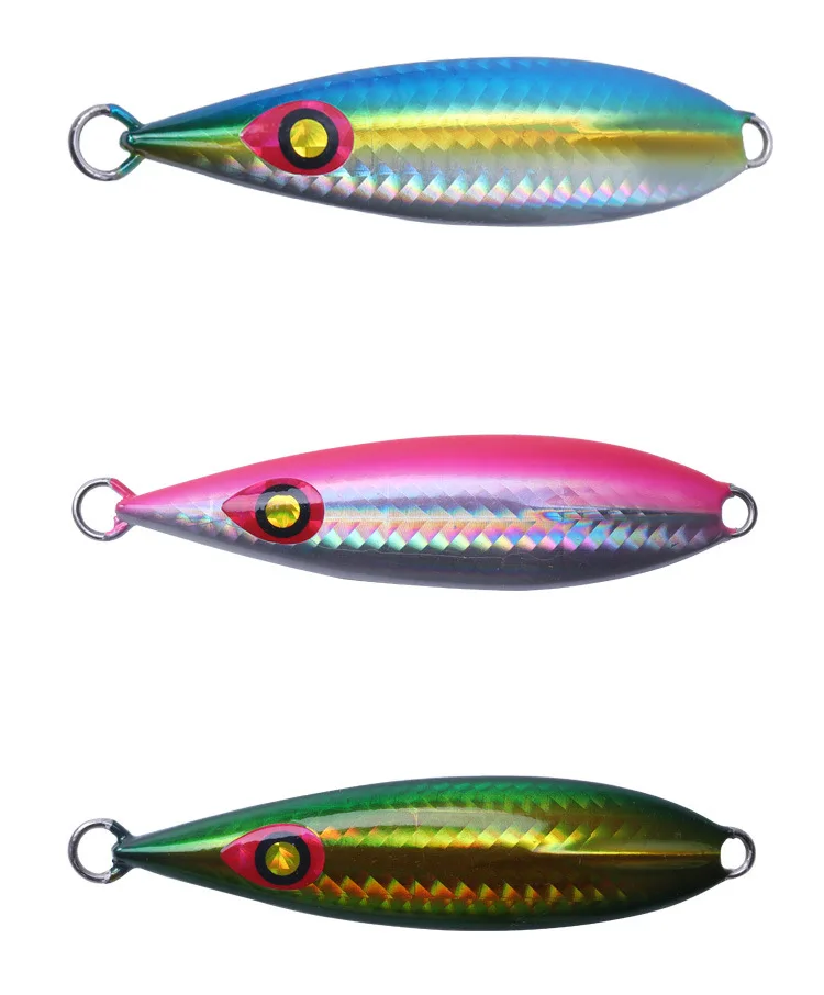 Long Casting Freshwater Butterfly Shape Jig Lure Night Glow Fast ABS Pencil Lure - view 5