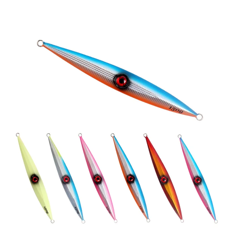 Cheery Iron Plate Lure Bottom Fishing Fast Sinking Bass Luminous ABS Pencil Lure - view 8