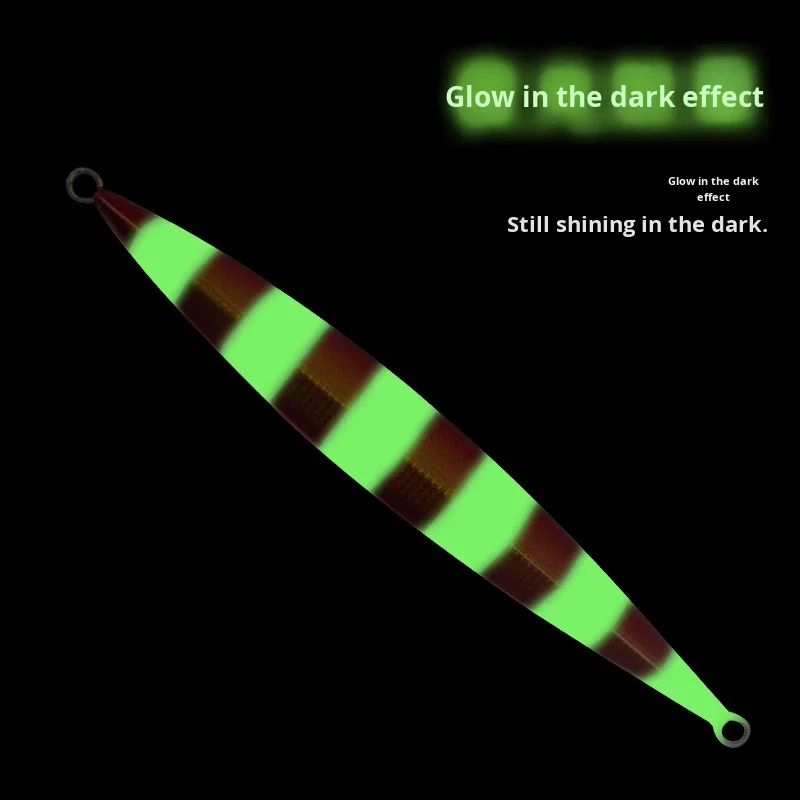 Cheery Iron Plate Lure Bottom Fishing Fast Sinking Bass Luminous ABS Pencil Lure - view 11