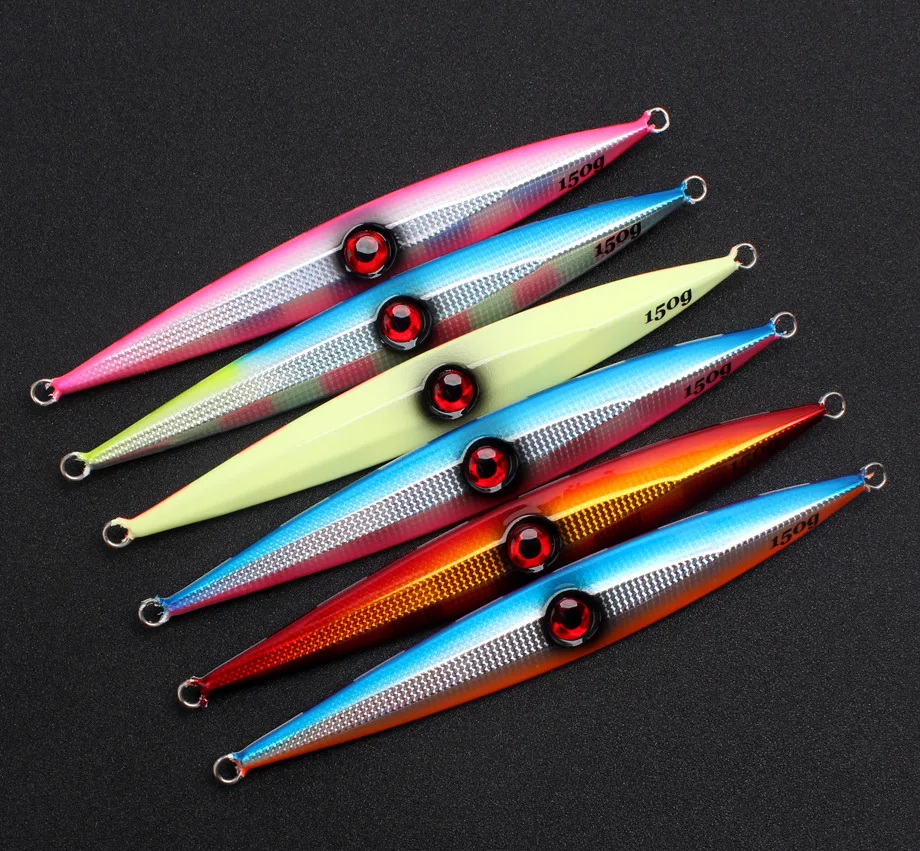 Cheery Iron Plate Lure Bottom Fishing Fast Sinking Bass Luminous ABS Pencil Lure - detail 1