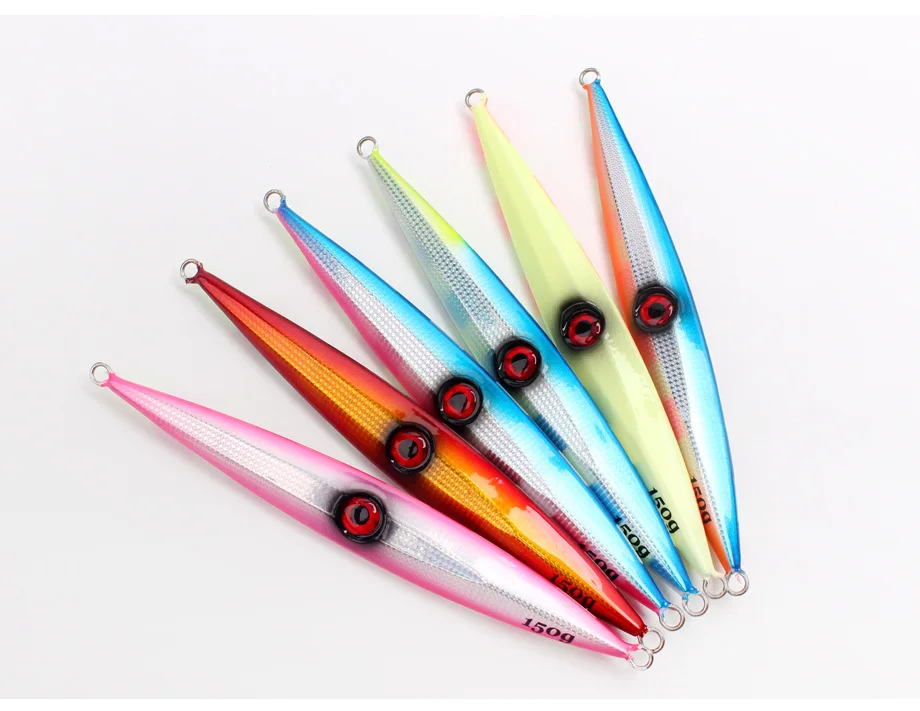 Cheery Iron Plate Lure Bottom Fishing Fast Sinking Bass Luminous ABS Pencil Lure - detail 2