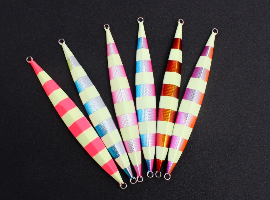 Cheery Iron Plate Lure Bottom Fishing Fast Sinking Bass Luminous ABS Pencil Lure - detail 3