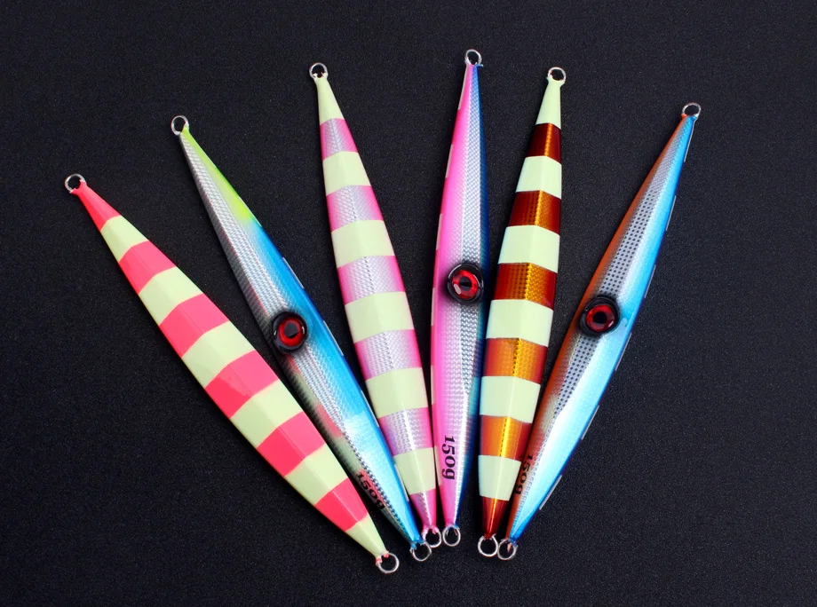 Cheery Iron Plate Lure Bottom Fishing Fast Sinking Bass Luminous ABS Pencil Lure - detail 5