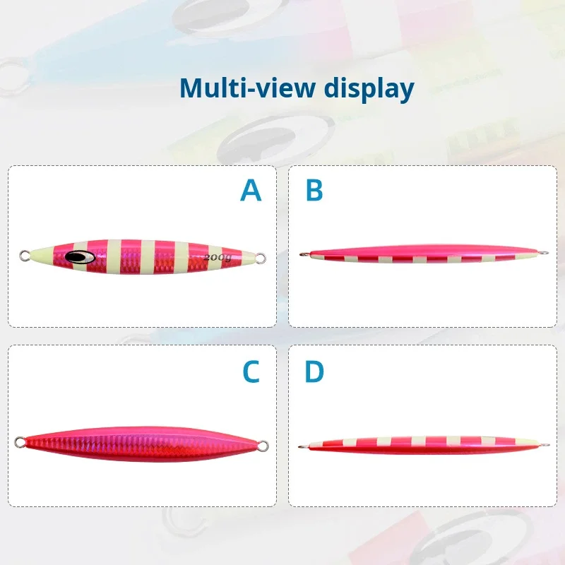 Plastic Bionic Lure Luminous Fast Sinking Artificial Hard Bait ABS Pencil Lure - view 11