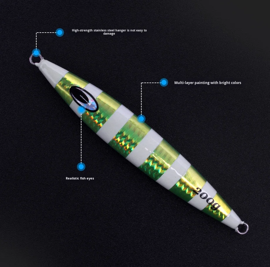 Plastic Bionic Lure Luminous Fast Sinking Artificial Hard Bait ABS Pencil Lure - view 17