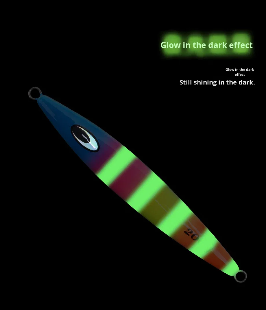 Plastic Bionic Lure Luminous Fast Sinking Artificial Hard Bait ABS Pencil Lure - view 19