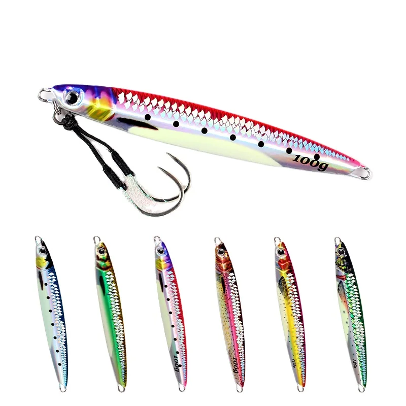 Metal Bionic Scale Carp Imitation Dying Fish Lure Hook for