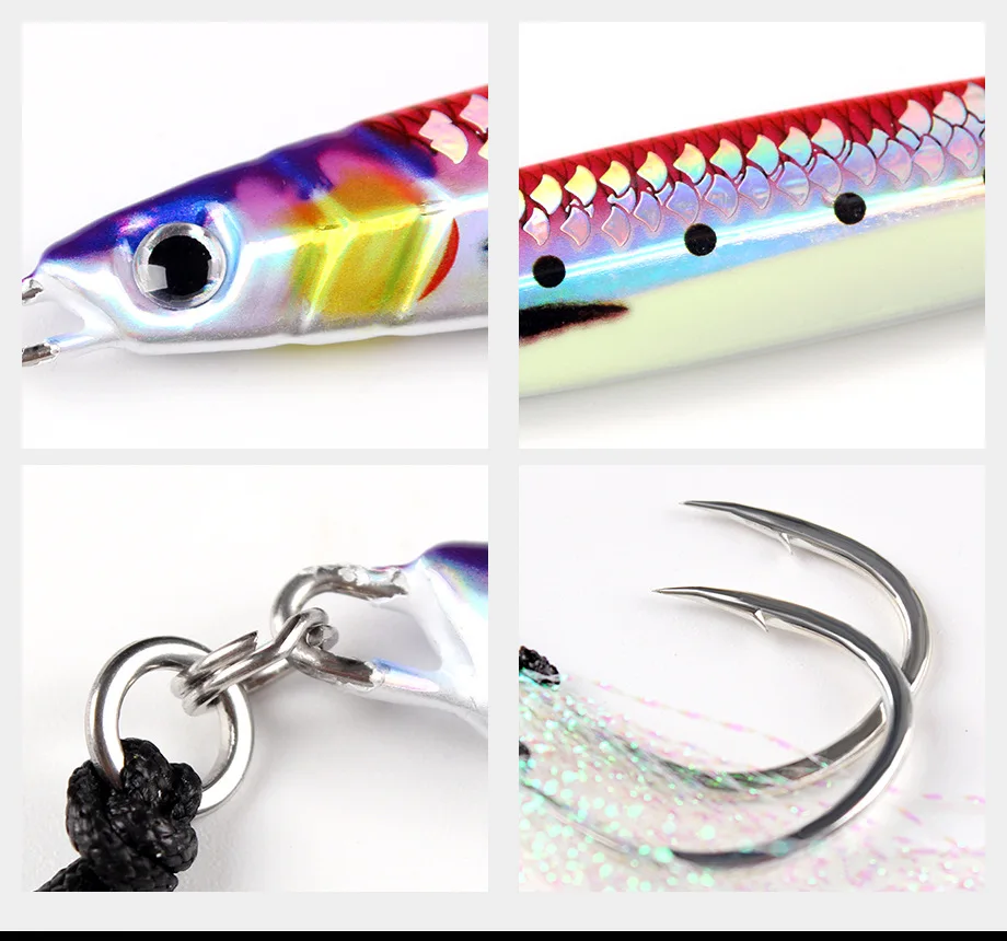 Metal Bionic Scale Carp Imitation Dying Fish Lure Hook for ABS Pencil Lure - view 19