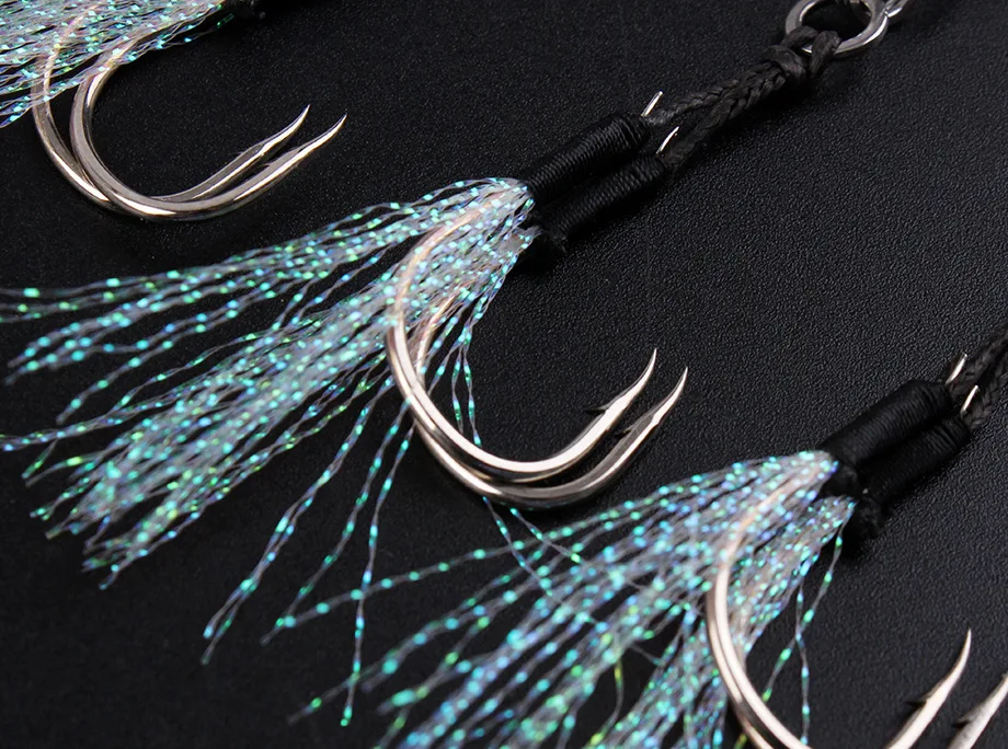 Metal Bionic Scale Carp Imitation Dying Fish Lure Hook for ABS Pencil Lure - view 3