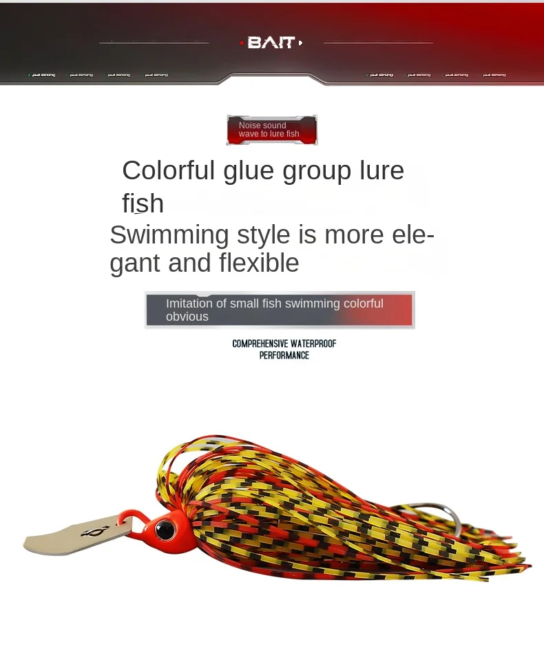 Cheery Factory Wholesale ABS Composite Sequins Jig Baffle Bearded ABS Pencil Lure - view 13
