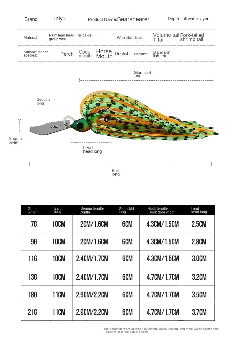 Cheery Factory Wholesale ABS Composite Sequins Jig Baffle Bearded - Pencil Lure by Cheery