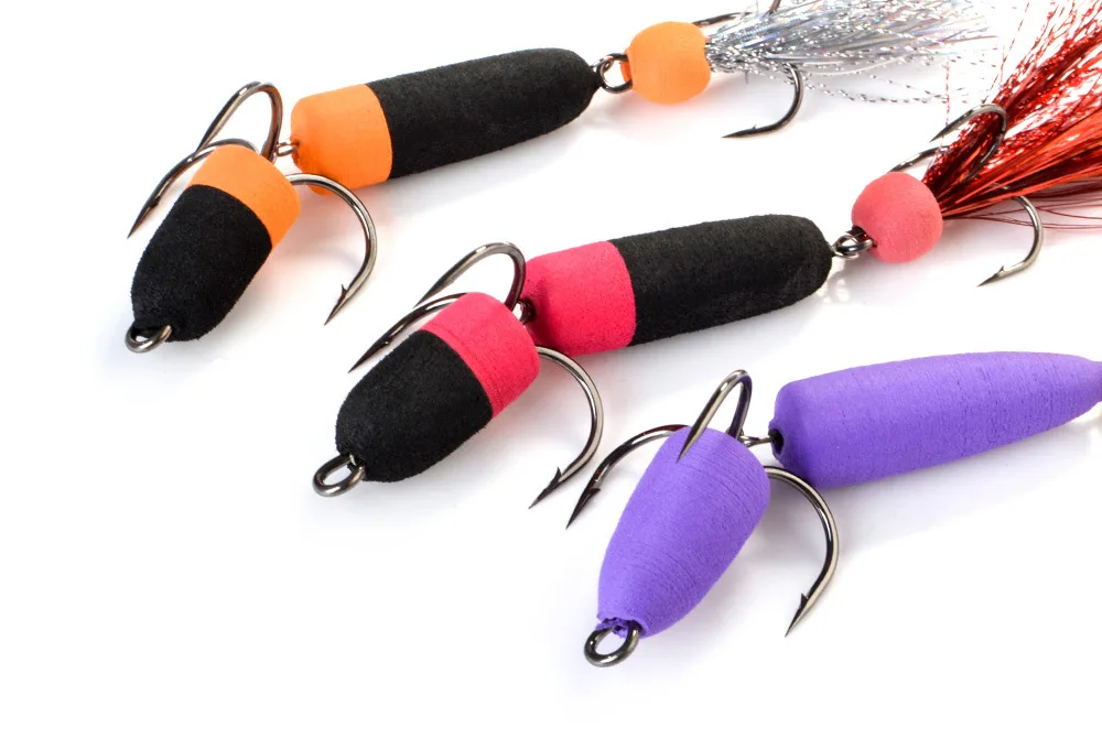 Cheery FISHKING Floating Foam Bait Three Anchor Barbed Hooks Bass ABS Pencil Lure - view 11