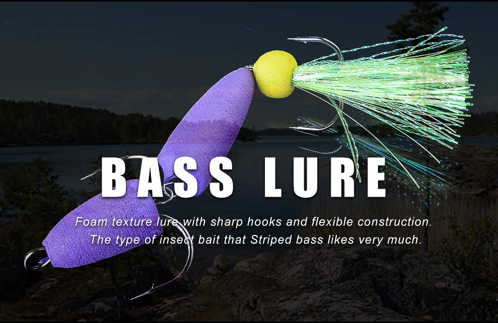 Cheery FISHKING Floating Foam Bait Three Anchor Barbed Hooks Bass ABS Pencil Lure - detail 2