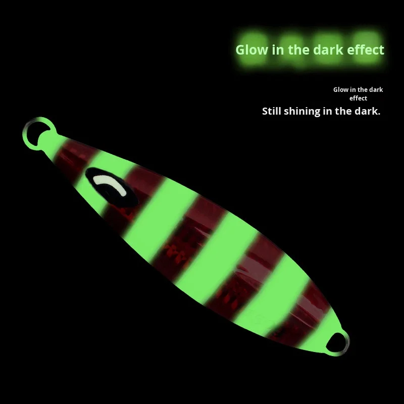 Luminous Iron Plate Lead Bass Fishing Lure 30g-350g Heavy Weight