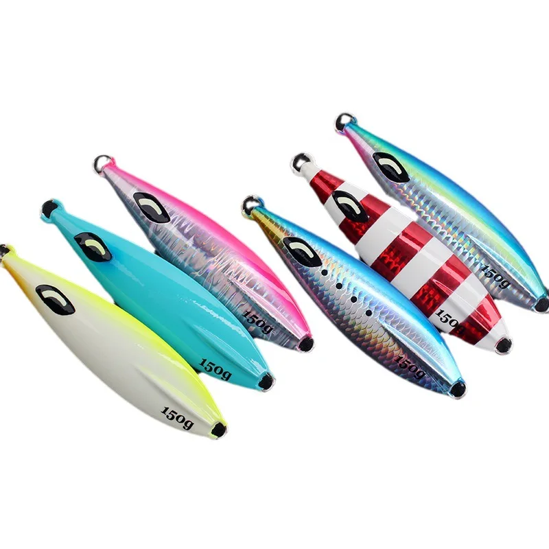 Luminous Iron Plate Lead Bass Fishing Lure 30g-350g Heavy Weight ABS Pencil Lure - view 10