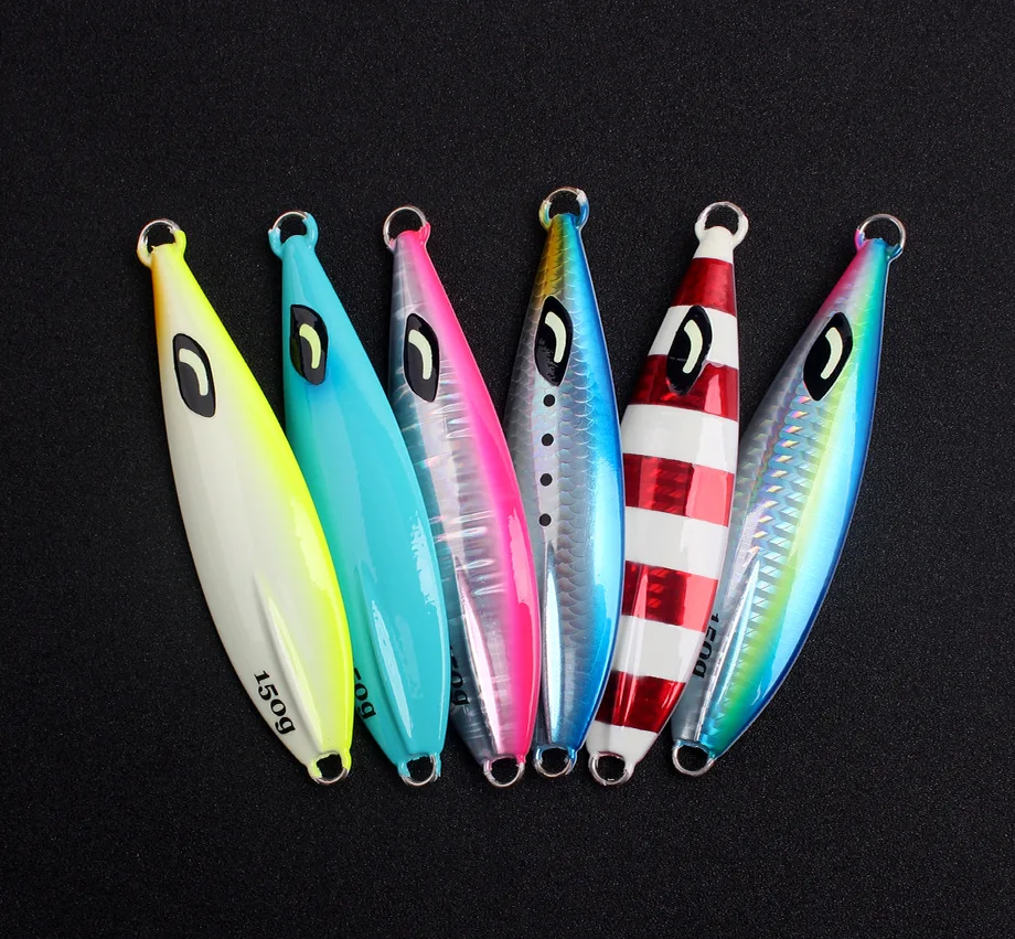 Luminous Iron Plate Lead Bass Fishing Lure 30g-350g Heavy Weight ABS Pencil Lure - view 19