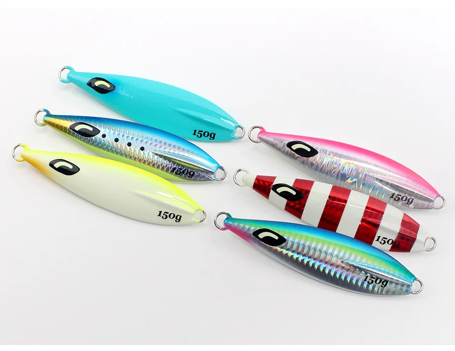 Luminous Iron Plate Lead Bass Fishing Lure 30g-350g Heavy Weight - Pencil Lure by Cheery